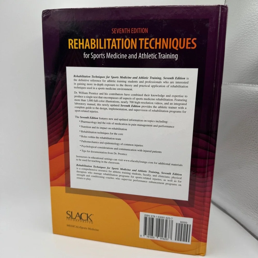 Rehabilitation Techniques Sports Medicine Athletic Training 7th Ed Orange SLACK